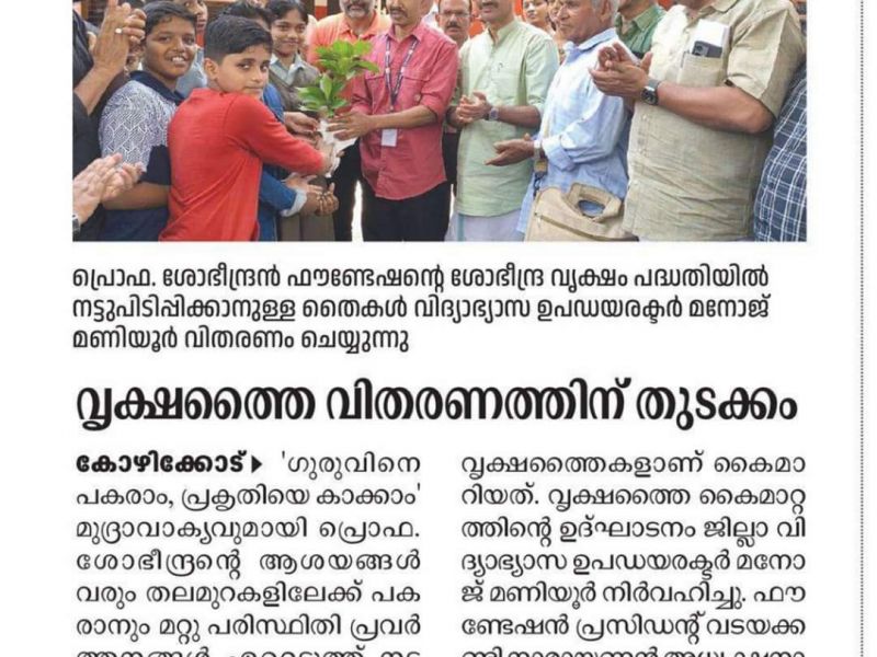 Saplings Distribution