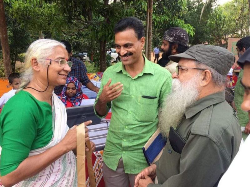 Prof. Sobhindran with Medha Padkar